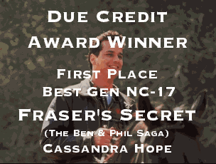 Best Gen NC-17, First Place, Fraser's Secret
