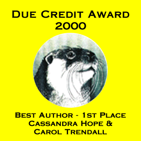 Best Author, First Place, Cassandra Hope and Carol Trendall