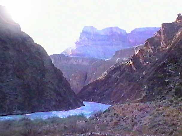 looking down towards Crystal