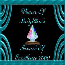 Lady Shae's Award of Excellence 2000
