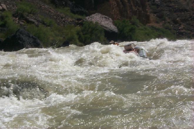 Carol negotiates Lava Falls