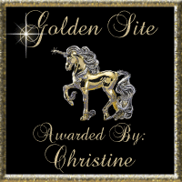 Chritine's Golden Site Award